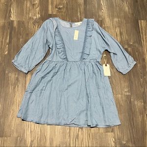 NWT Size M Francesca’s Jean Mini Dress